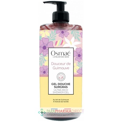 Osmaé Douceur de Guimauve - Gel Douche Surgras 1 Litre