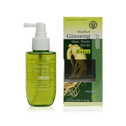 Тоник для жирных и нормальных волос с женьшенем Wanthai 100 мл /Wanthai Ginseng Hair Tonic Spray Extra For Oily Hair & Scalp 100 ml