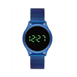 Aqua Di Polo 1987 Kadın Lacivert Hasır Dijital Led Kol Saati Apwg025604 APWG0256