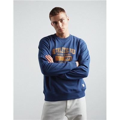 Sweatshirt, Men, Dark Blue
