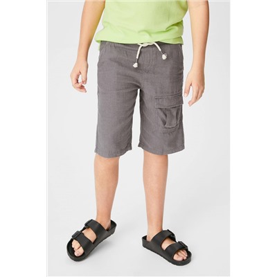 Shorts - Leinen-Mix