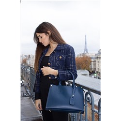 Bolso de piel Pure Azul marino