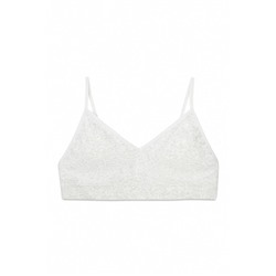 Sujetador top relleno gris copas extraíbles