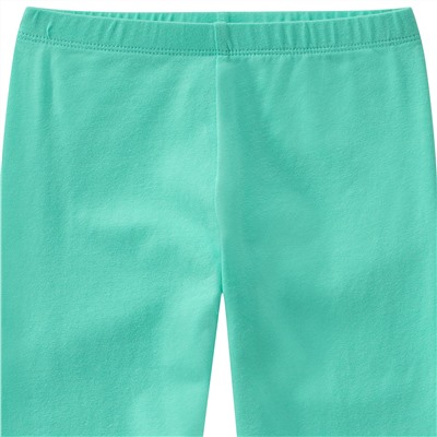 Mädchen Capri-Leggings in Unifarben