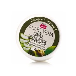 Скраб для лица с улиточной слизью и алоэ вера от Banna 100 мл / Banna Snail & Aloe facial scrub 100 ml