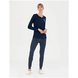 Lacivert Pijama Takımı