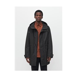 Wasserfester Parka mit Kapuze