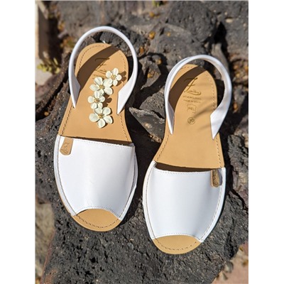 Ab.Zapatos 320 · blanco+Pendientes flores PA3768 blanco