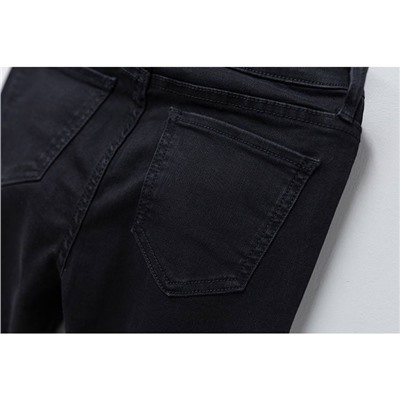 Abercrombie＆Fitc*h Осенние черные женские джинсы с высокой талией, узкие брюки-карандаш для женщин