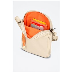 Bandolera Bea Beige y naranja