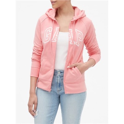Gap Logo Zip Hoodie In Fleece