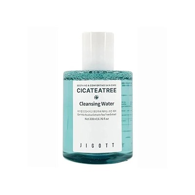 JIGOTT Cicateatree Cleansing Water Успокаивающая очищающая вода с экстрактами центеллы азиатской и чайного дерева 200мл