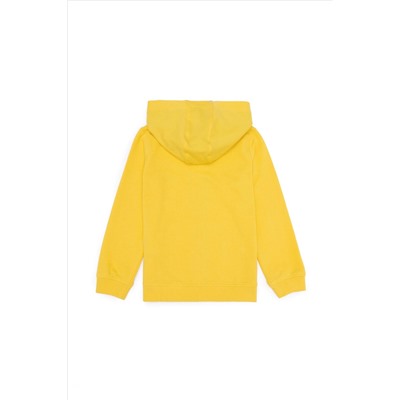 Erkek Çocuk Sarı Basic Sweatshirt