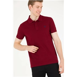 Erkek Plum Basic Polo Yaka Tişört