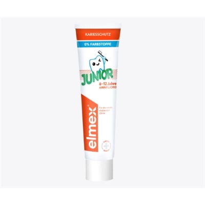 Zahnpasta Kinder Junior, 6 bis 12 Jahre, 75 ml