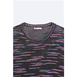CAMISETA PUNTO TEXTURA BOUCLÉ