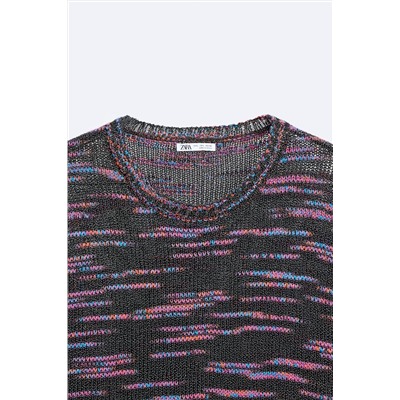 CAMISETA PUNTO TEXTURA BOUCLÉ