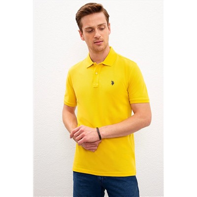 Erkek Safran Basic Polo Yaka Tişört