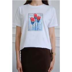 Футболка с  3D элементами  PREMIUM COTTON