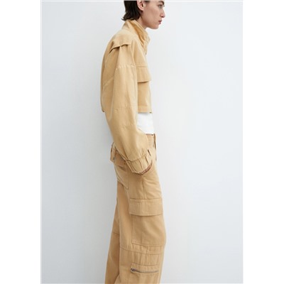 Jeans cargo bolsillos