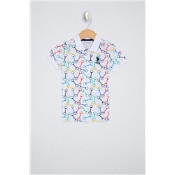U.S. Polo Assn., Beyaz Erkek Çocuk T-Shirt