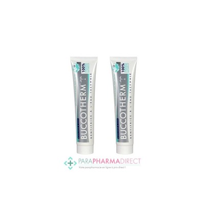 Buccotherm Dentifrice Blancheur et Soin - 2x 75ml