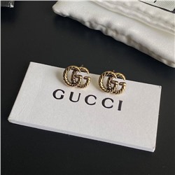 Серьги гвоздики Gucc*i 💛  Реплика  Материал: серебро 925 пробы с покрытием  Полная упаковка