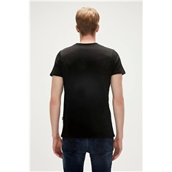 Bad Bear, Cockerel 0 Yaka Erkek Tshirt - Siyah