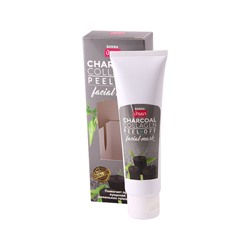 Маска-пленка для лица Banna с коллагеном и углем бамбука 120 мл/ Banna Peel off facial mask bamboo charcoal collagen 120 ml