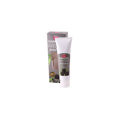 Маска-пленка для лица Banna с коллагеном и углем бамбука 120 мл/ Banna Peel off facial mask bamboo charcoal collagen 120 ml