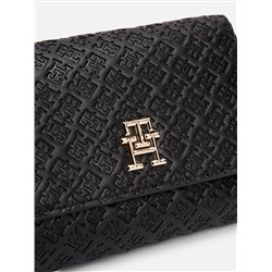 Monogram Embossed Tri-Fold Wallet