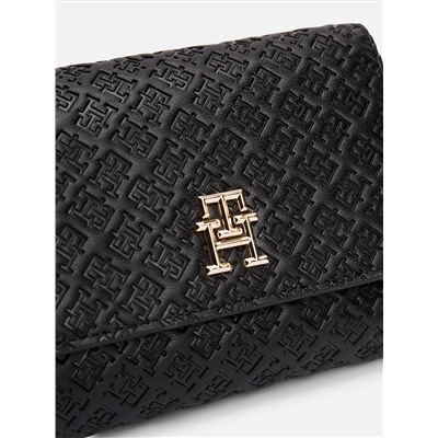 Monogram Embossed Tri-Fold Wallet