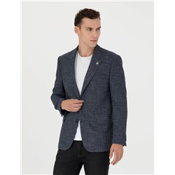 Lacivert Slim Fit Ceket