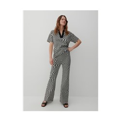 Bedruckte Hose aus Jersey