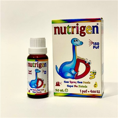 Nutrigen vitamin d3 – спрей для детей, 20 мл