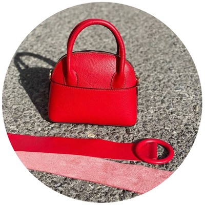 Ab.Zapatos PELLE Peque (550) rojo+Ab.Z cinturón 130 napa rojo АКЦИЯ