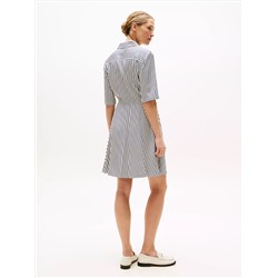 Knotted V-Neck Dress