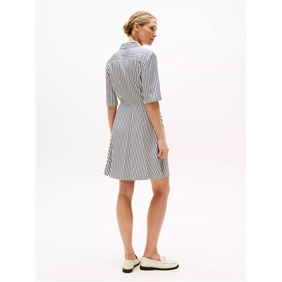 Knotted V-Neck Dress