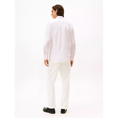 Regular Fit Stripe Stretch Oxford Shirt
