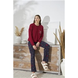Sevim 15453 NAKIŞLI PİJAMA TAKIM