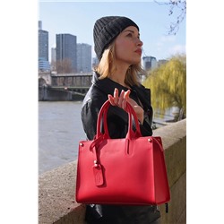 Bolso de piel Pure Rojo
