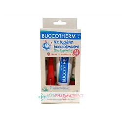 Buccotherm Kit Hygiène Bucco-Dentaire Enfant 2-6 ans Fraise