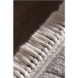 Crochet Halı - Bej - 80x150 cm
