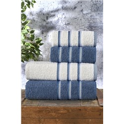 Evanora Almira %100 Pamuk 4 Adet Soft Banyo Havlu Seti Çeyiz Seti Hamam Seti EVOHAVLUSETİ