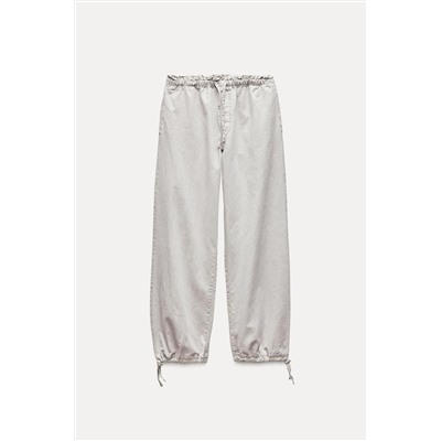 ZW COLLECTION LOOSE FIT LOW-RISE JEANS