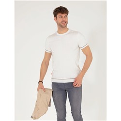 Ekru Slim Fit Kazak