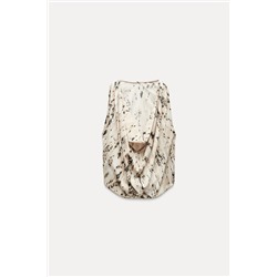 ZW COLLECTION PRINTED VOLUMINOUS TOP