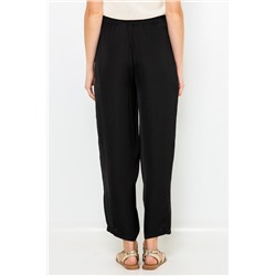 Pantalón recto Negro
