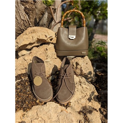 AB.Z. SAFARY LODO+Ab.Zapatos PELLE Bambu (630) taupe АКЦИЯ