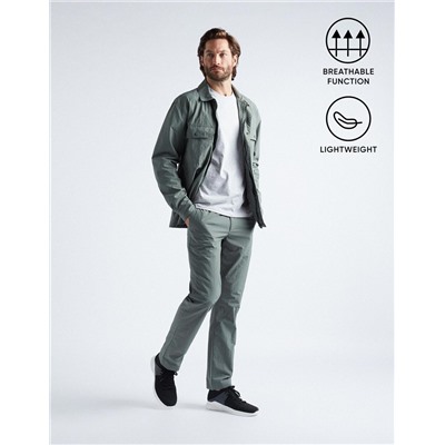 Reflector Technical Overshirt, Men, Dark Green